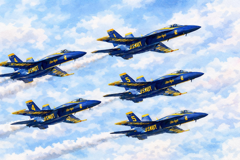 Canvas prints 8X 10 “Blues”