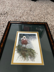 $75 framed rare Windsong Watercolor
